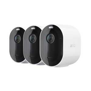 Arlo Pro 4 beveiligingssysteem met 3 camera’s wit