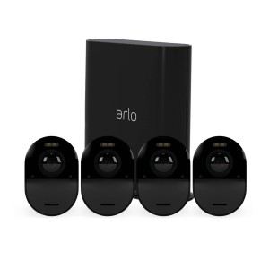 Arlo Ultra 2-beveiligingssysteem, 4 camera’s, zwart