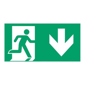 B-Safety Schild nooduitgang type A voor L-LUX standaard Eco