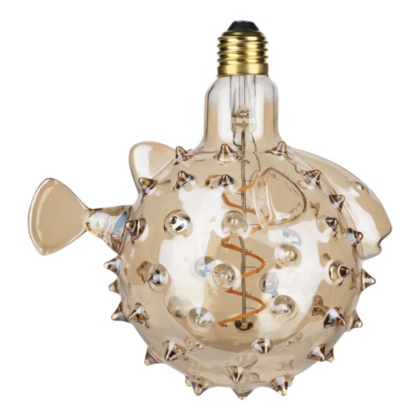 Met de bailey blowfish led filament lamp uit de designs by bailey lights serie hebben de ontwerpers van bailey een kunstwerk gecreëerd. Net als de blowfish in het echt uniek is