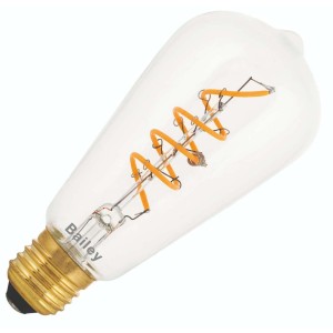 Bailey | LED Edisonlamp | Grote fitting E27  | 3.2W Dimbaar