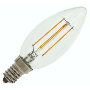 Bailey | LED Kaarslamp | Kleine fitting E14  | 4W Dimbaar