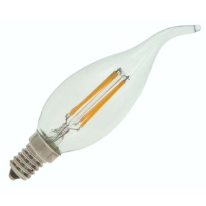 Bailey | LED Kaarslamp met tip | Kleine fitting E14  | 4W Dimbaar