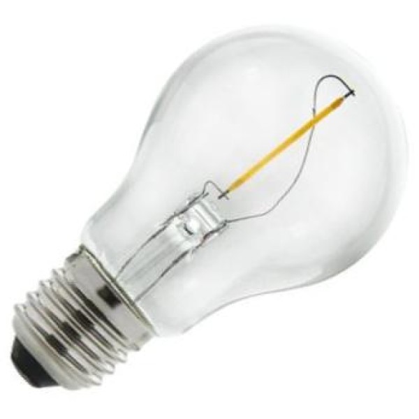 De standaardlamp led filament 1w (vervangt 10w) grote fitting e27 is verkrijgbaar in 1w. Dit lijkt wellicht weinig