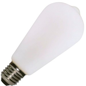 Bailey Milky ST64 | LED Edison Lamp | Grote fitting E27 Dimbaar | 6W (vervangt 54W) Opaal