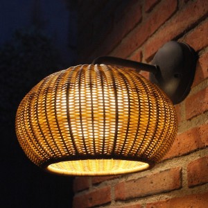 Bover Garota A/01 LED buitenwandlamp grafiet-bruin
