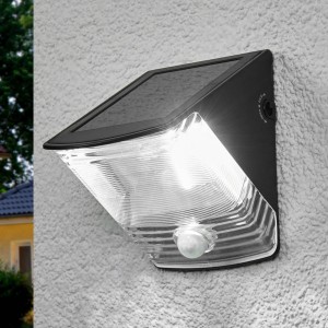 Brennenstuhl Solar-LED-wandlamp SOL 04 met IP44 zwart