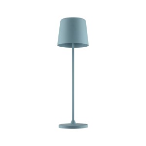 Brilliant Kaami LED oplaadbare tafellamp, dimbaar, lichtblauw