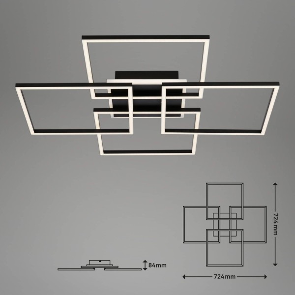 Briloner frame s led plafondlamp
