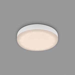 Briloner LED inbouwspot Plat, wit, Ø 7,5 cm, 3.000K