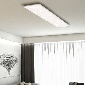 Briloner LED paneel Pallas, wit, dimbaar, CCT, 119,5×29,5cm