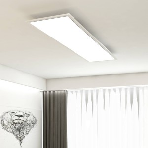 Briloner LED paneel Simple, wit, ultravlak, 119,5×29,5cm