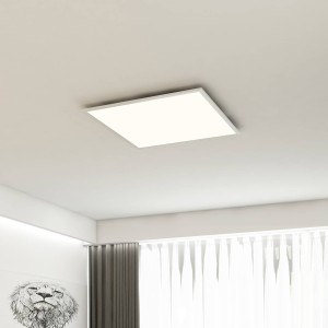 Briloner LED paneel Simple wit, ultravlak, 59,5×59,5 cm