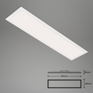 Briloner LED plafondlamp Piatto S dimbaar CCT wit 100x25cm