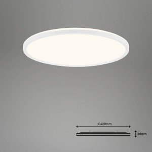 Briloner LED plafondlamp Slim S dimbaar CCT wit Ø 45 cm