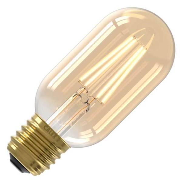 Deze e27 led lamp heeft dezelfde warme gloed en datzelfde warme gevoel als de gloeilamp én is volledig dimbaar. Heeft een gouden finish.