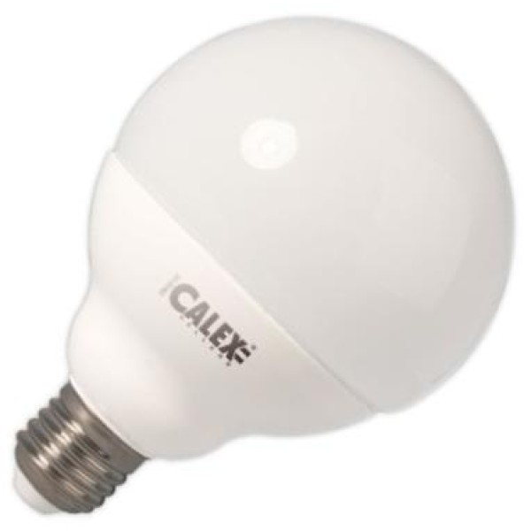 De calex globelamp led mat 10w (vervangt 100w) grote fitting e27 95mm is verkrijgbaar in 10w. Dit lijkt wellicht weinig