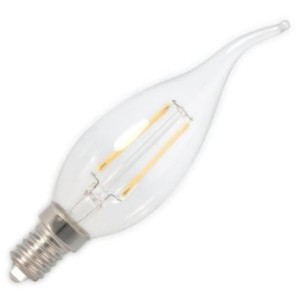 Calex | LED Kaarslamp met tip | Kleine fitting E14  | 2W