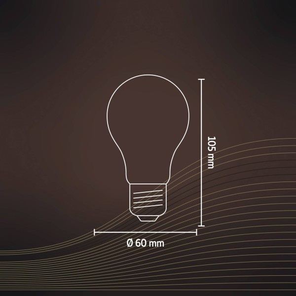 Calex smart led lamp e27 a60 7w filament cct 2