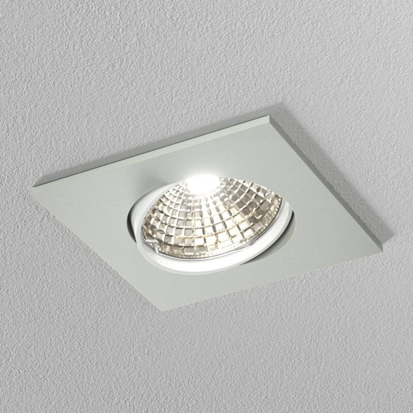 Deko-light bescheiden plafondinbouwring wit