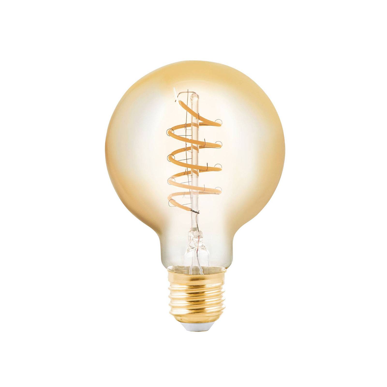 EGLO LED glas lamp E27 4W amber Ø 8 cm