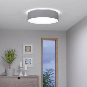 EGLO connect Romao-Z LED plafondlamp, Ø57cm, grijs