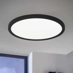 EGLO connect Rovito-Z plafondlamp zwart Ø 29,5cm