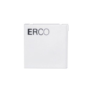 ERCO eindplaat voor 3-fase rail, wit