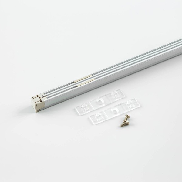 Evn led aanbouw lamp bordo van aluminium