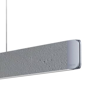 GRIMMEISEN LICHT GRIMMEISEN Onyxx Linea Pro hanglamp beton/zilver