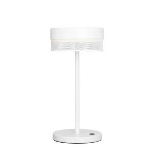 HELL LED tafellamp Mesh accu, hoogte 30 cm, wit