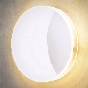 Heitronic LED buiten wandlamp Marbella, wit