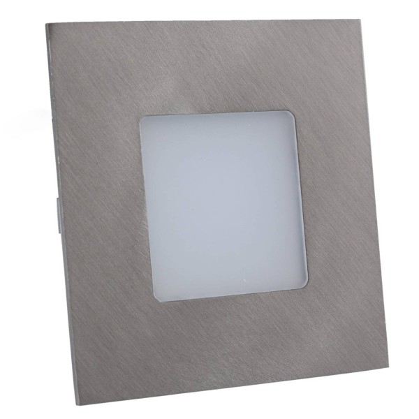 Heitronic led inbouwlamp voor inbouwdozen zilver 3