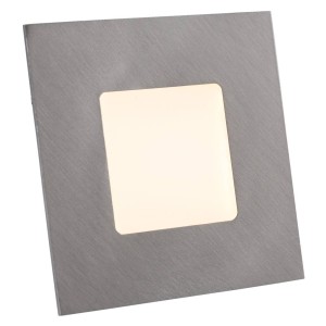 Heitronic LED-inbouwlamp voor inbouwdozen, zilver