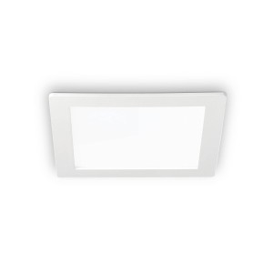Ideallux LED plafond inbouwlamp Groove Square 11,8×11,8 cm