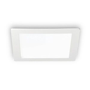 Ideallux LED plafond inbouwlamp Groove Square 16,8×16,8 cm