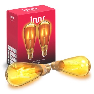 Innr Lighting Innr LED lamp E27 filament Edison 2200K 4,2W 2/set