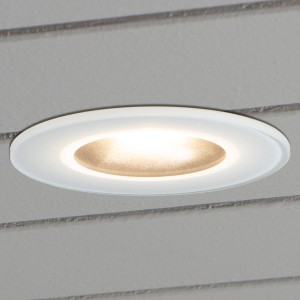 Konstsmide LED inbouwlamp 7875, plafond buiten, wit