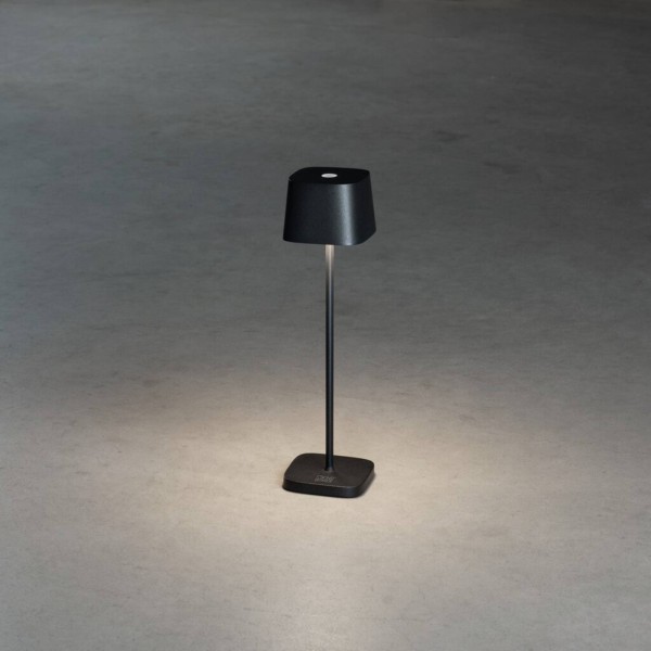 Konstsmide led tafellamp capri mini voor buiten zwart 3