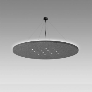 LED-Works Austria LEDWORKS Sono-LED Round 16 hanglamp 930 38° grijs