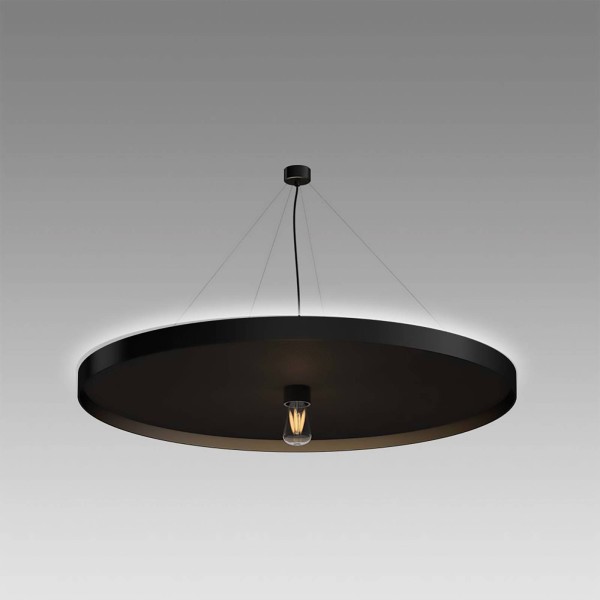 Led-works austria ledworks sono-led round e27 hanglamp frame zwart