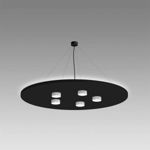 LED-Works Austria LEDWORKS Sono-LED Round Five 930 zwart/wit