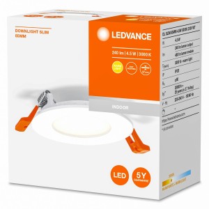 LEDVANCE Recess Slim LED inbouwlamp Ø8,5cm 3000K