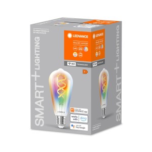 LEDVANCE SMART+ WiFi E27 4,8W Edison RGB CCT