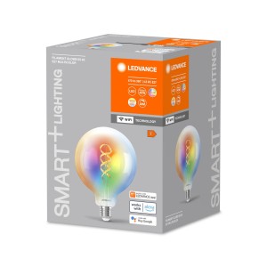 LEDVANCE SMART+ WiFi E27 4,8W helder G125 RGB CCT
