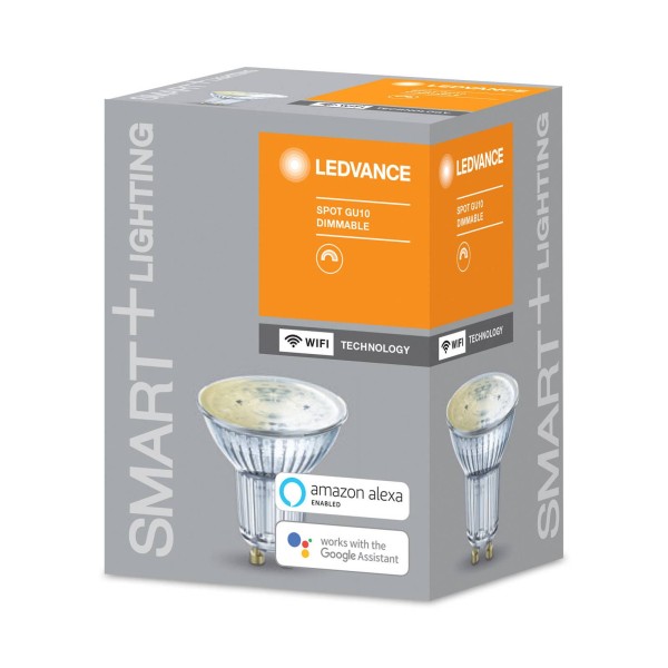 Ledvance smart+ wifi gu10-reflector 5w 45° 2. 700k