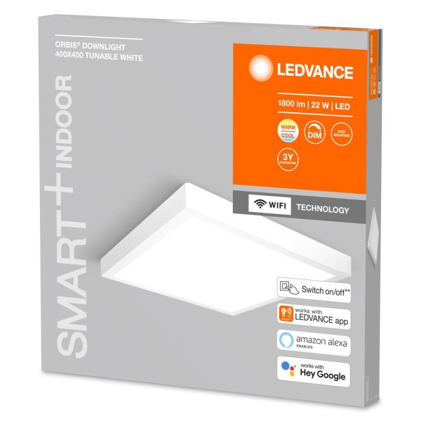 Ledvance smart wifi orbis downlight surface 40x40 2