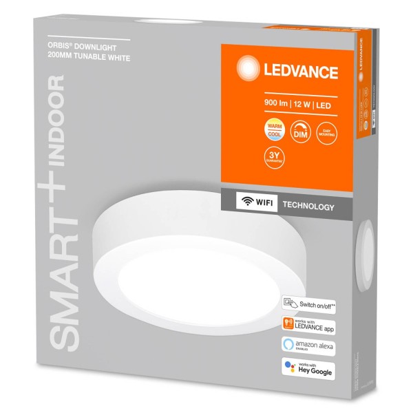 Ledvance smart wifi orbis downlight surface o20cm 2