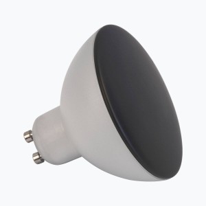 LIGHTME LED lamp GU10 4,9W CCT 2.700/4.000K Ø 7cm zwart