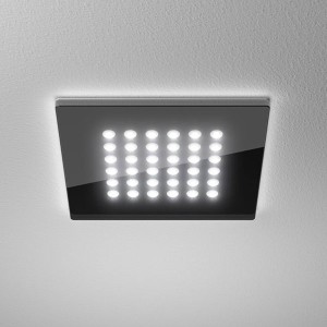 LTS LED downlight Domino Flat Square, 16 x 16 cm, 11 W
